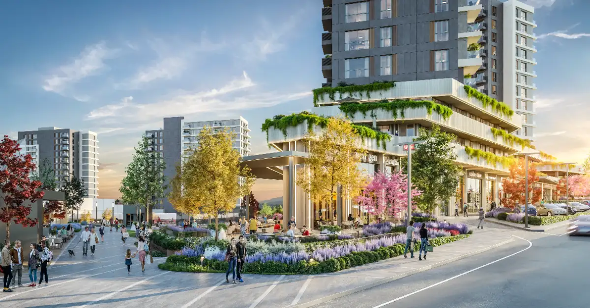 Piazza Park'ın ferah ve aydınlık iç mekan tasarımı