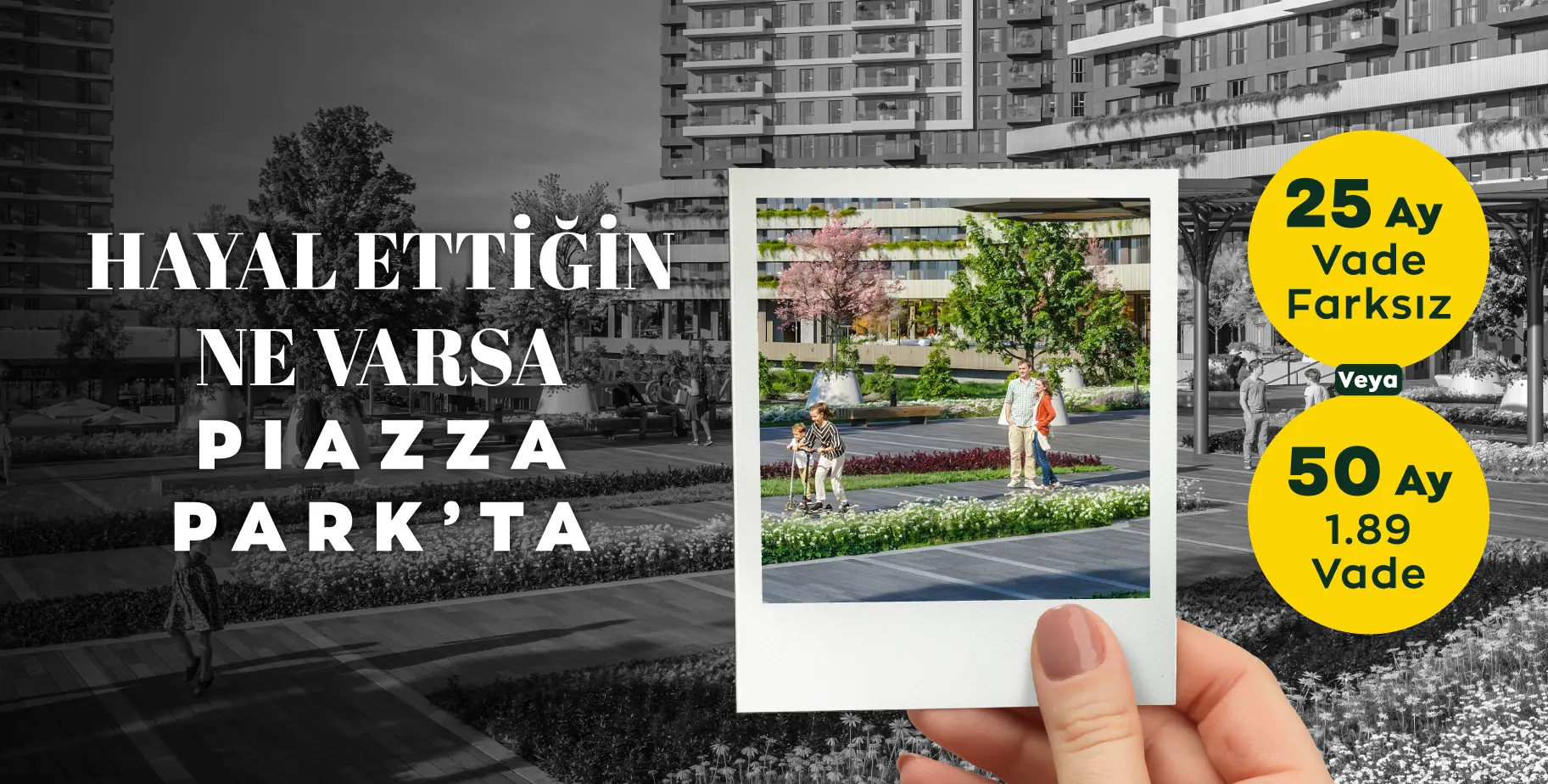 Piazza Park Maltepe projesinden bir görünüm